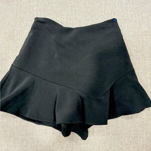 ZARA Black Tie Skirt